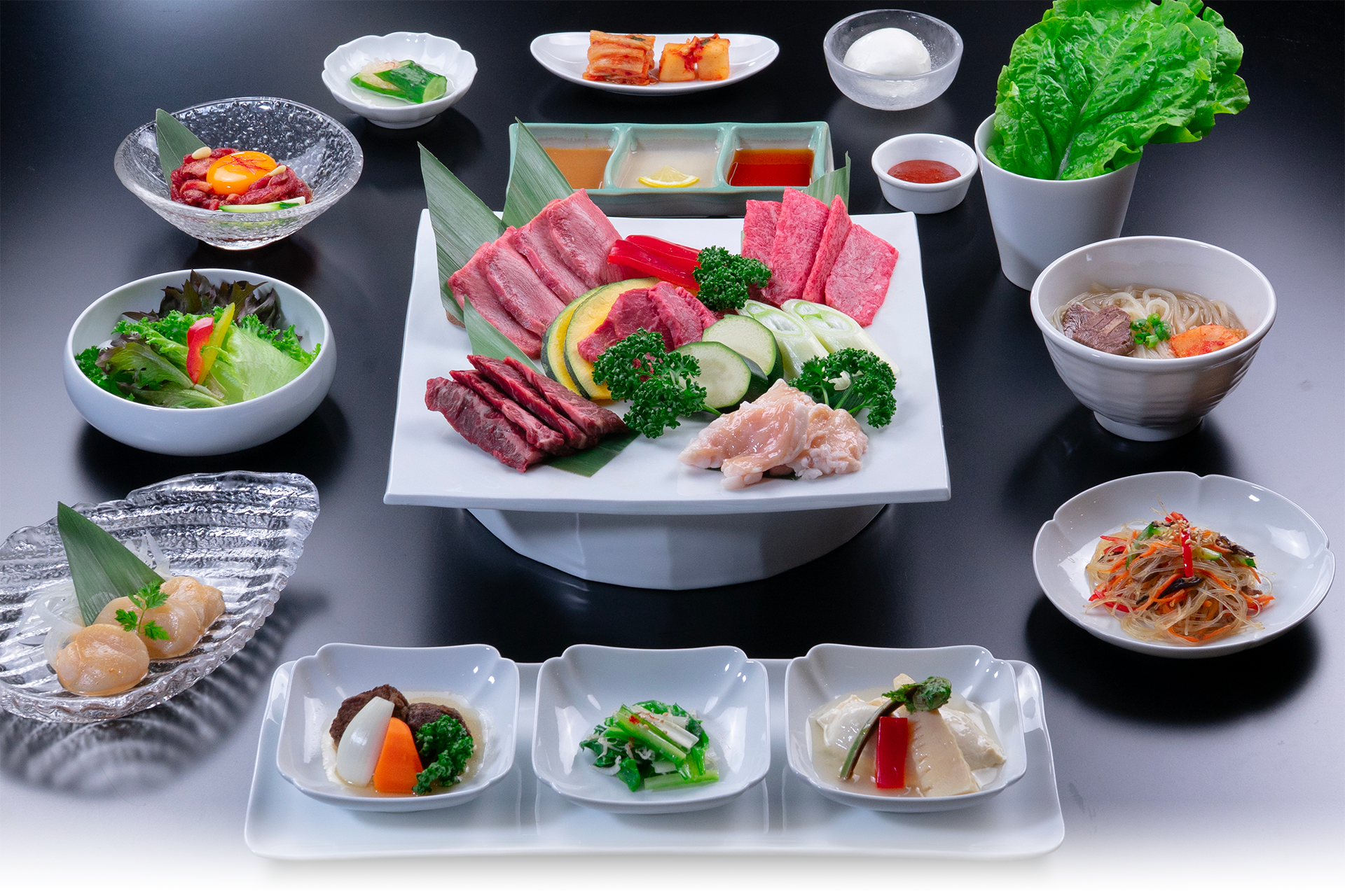 モランボン本店の厳選焼肉コース